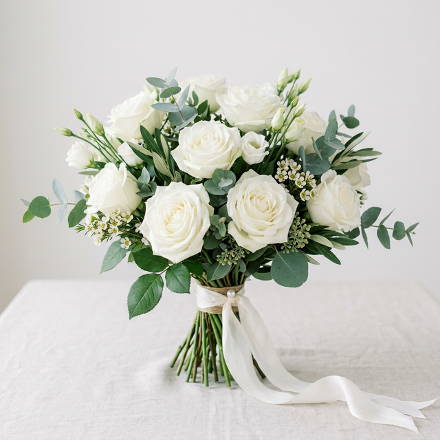 Ramo de Rosas Blancas